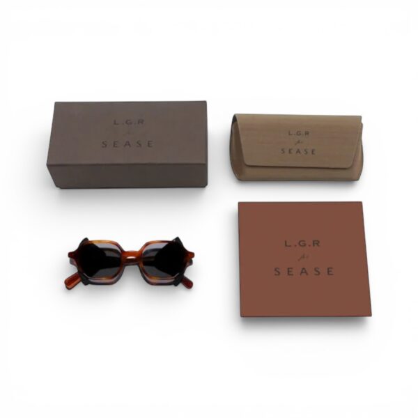 L.G.R. L. G. R. x Sease Zanzibar Flap Havana 6723 - Occhiali da sole - foto 5 | Ottica Zambrelli Parma