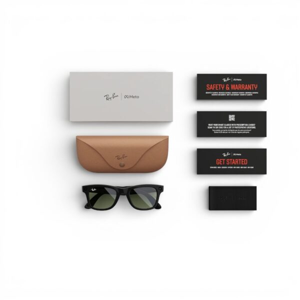 Ray Ban Wayfarer Meta GEN2 Black 4012 Electro 601/71 - Occhiali da sole - foto 5 | Ottica Zambrelli Parma