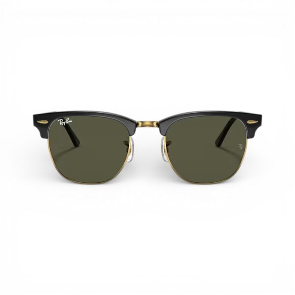 Ray Ban Clubmaster RB3016 Black Gold W0365 - Occhiali da sole | Ottica Zambrelli Parma