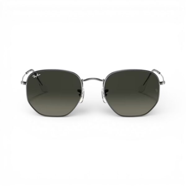 Ray Ban Hexagonal RB3548-N Gunmetal 004/71 - Occhiali da sole | Ottica Zambrelli Parma