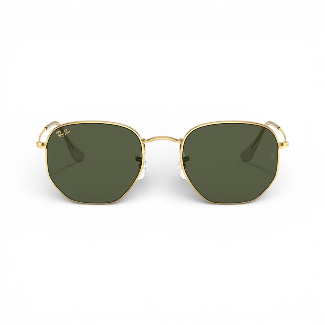 Ray Ban Hexagonal RB3548-N Gold 001 - Occhiali da sole | Ottica Zambrelli Parma