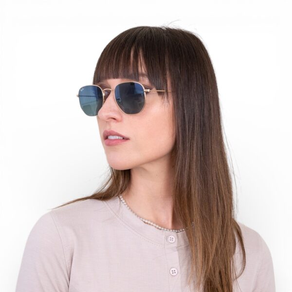 Ray Ban Hexagonal RB3548-N Gold 001 - Occhiali da sole - foto 7 | Ottica Zambrelli Parma