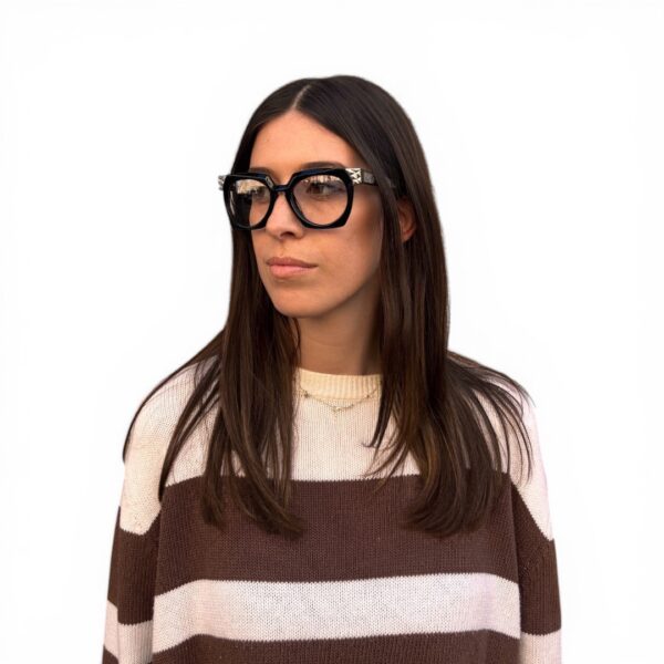 Pugnale Be Savage Not Average Black Silver L481V 31black - Occhiali da vista - foto 4 | Ottica Zambrelli Parma
