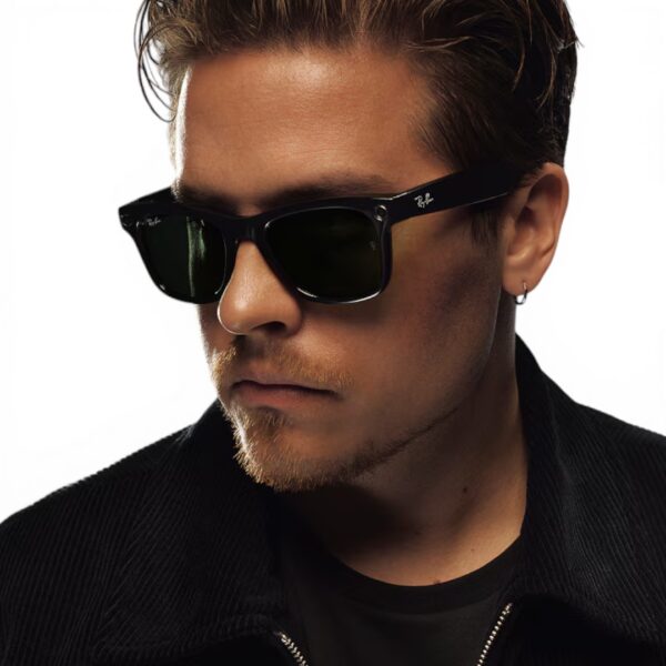 Ray Ban Wayfarer Meta GEN2 RW4012 Shiny Black Transition Green - Occhiali da sole - foto 6 | Ottica Zambrelli Parma