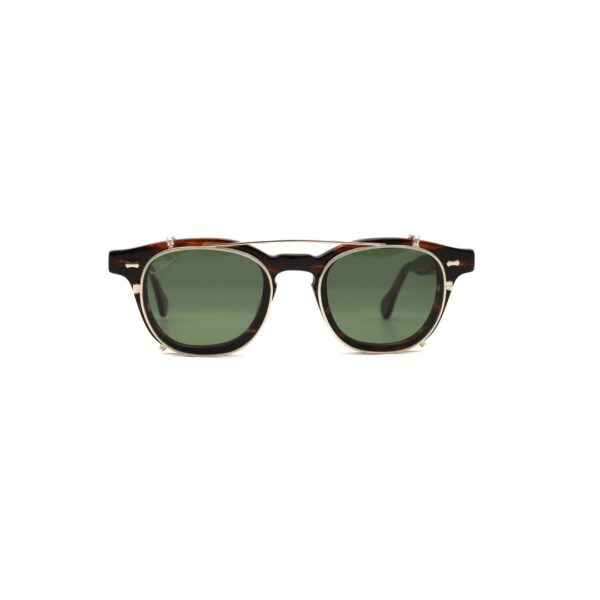 Shady Caracter James Dean Eyewear Collection ARNIE 44-24 Havana With Clip On - Occhiali da vista | Ottica Zambrelli Parma