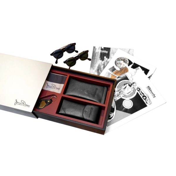 Shady Caracter James Dean Eyewear Collection ARNIE 46-24 Black With Clip On - Occhiali da vista - foto 6 | Ottica Zambrelli Parma