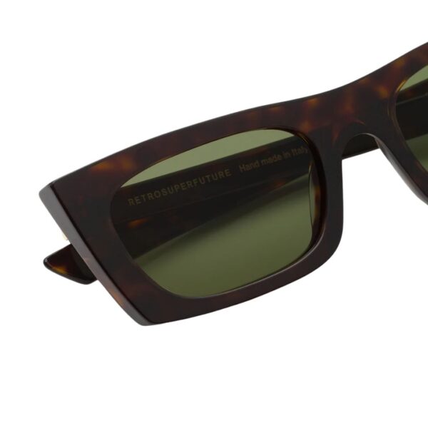 Retro Super Future Fred 2.0 Havana 3627 Green - Occhiali da sole - foto 4 | Ottica Zambrelli Parma
