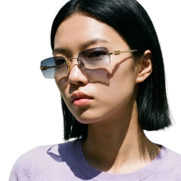 Miu Miu Smu B50 ZVN-80O Gold Brown - Occhiali da sole da donna - foto 7 | Ottica Zambrelli Parma