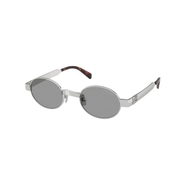 Miu Miu Smu B51 Silver Grey 21M-50Q - Occhiali da sole da donna - foto 3 | Ottica Zambrelli Parma