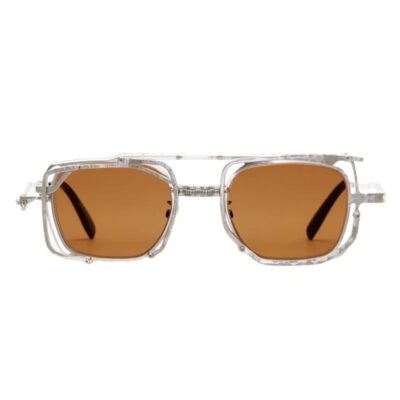 Kuboraum Maske Z51 Silver Brown SI - Occhiali da sole | Ottica Zambrelli Parma