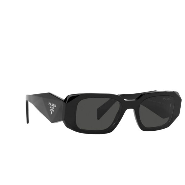 Occhiali da sole Prada PR 17WS 1AB5S0, montatura nera e lenti grigio scuro, foto di catalogo 2